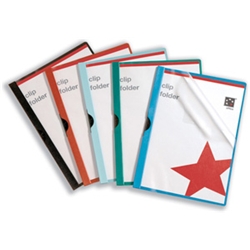 5 Star Clip Folder 3mm Capacity Black Ref [Pack